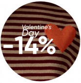 Valentine's Day: -14% на все заказы!